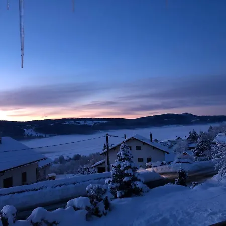 Appartement avec vue sur le val de Morteau Les Fins Extérieur photo